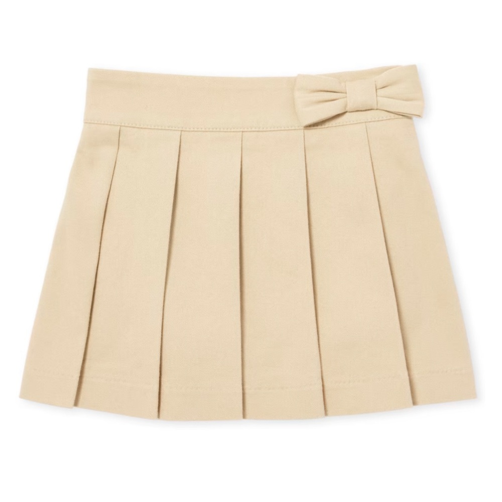 The Children’s Place Girls Uniform Bow Pleated Skort